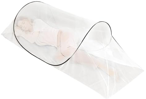 130 x 60 x 60 cm Letto Zanzariera Pieghevole per Letto Singolo Zanzariera Pieghevole Portatile Zanzariera Letto Bambino Bambino FET Anti-Mosche Pop Up Accessori Estivi per Campeggio