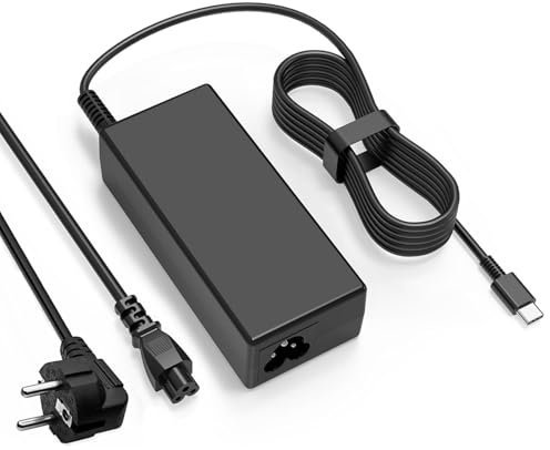 Laptop Ladekabel USB C 45W USB C Netzteil für HP, Dell, Lenovo, Acer, Asus, Google, Samsung Laptop Ladegerät