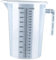 FLCPJGV Messbecher, Messbecher mit Deckel, praktischer transparenter Messbecher in Lebensmittelqualität, Küchenhelfer für Restaurant, Mehl, Saft, 5000 Ml