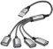 Mygatti cavo sdoppiatore USB Y 30cm,USB A Maschio a 4 USB A Femmina,Adattatore USB 2.0 splitter, Hub di Estensione quattro USB Porta, per Smartphone, Laptop, Tablet, PC, Auto, Xbox, Luci LED USB