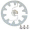 24W LED Board Panel Ceiling Light Ring Panel Circle light SMD 5730 led panel With Magnet Screw + Driver(Warm White,2 Set)