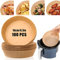 Air Fryer Liners, 100PCS Air Fryer Disposable Paper Liners, 6.3in Round Non-Stick Baking Parchment Paper, Oil-Proof Water-Proof Air Fryer Accessories for 3-5L Airfryer Oven Microwave