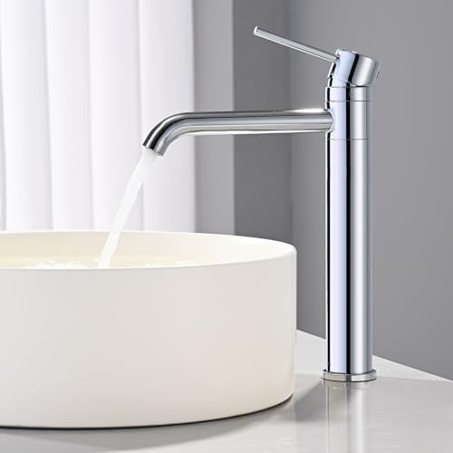 Miscelatore Lavabo Alto Girevole 360° BuntHaus, Cromato