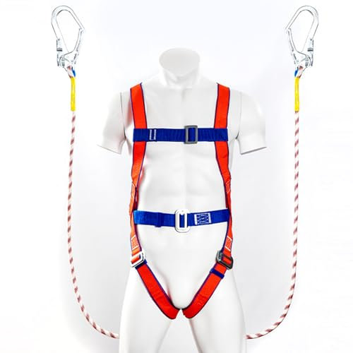 Arnés de seguridad, kit de arnés de protección contra caídas para escalada de árboles, resistente a la intemperie, correa ergonómica de liberación rápida, equipo de arborista para acceso industrial