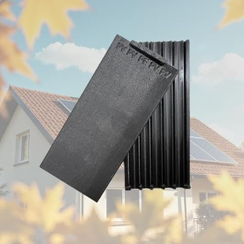 PV-Kabeldurchführung fürs Ziegeldach (2-fach-35x12x125mm/4-fach-55x12x125mm) – UV-stabiles rPETG/rPLA MC4 Stecker muss NICHT entfernt werden - 1 Stück Durchführung für Photovoltaik (4Fach)