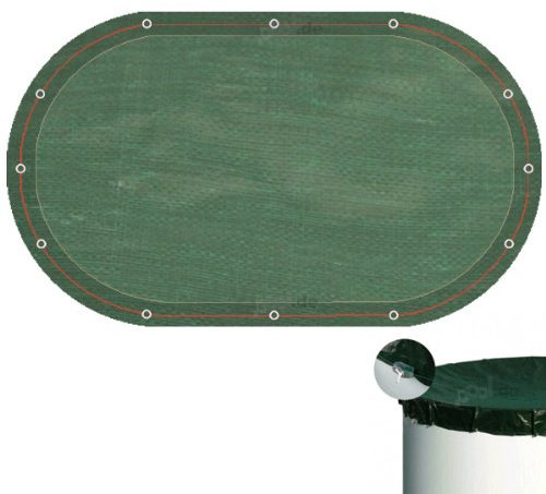 Yapool PEB Pool Abdeckplane für Achtformbecken 8,55 x 5,00 m