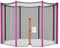 ULTRAPOWER SPORTS Ersatznetz Sicherheitsnetz Trampolinnetz für Trampolin 305cm 8Stangen Rosa