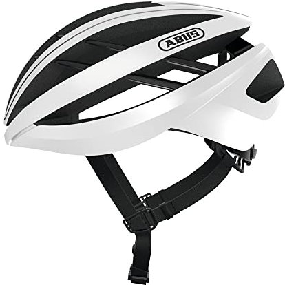 ABUS 77624 Fahrradhelm, Weiß (Polar White), S (51-55 cm)