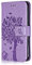 Conber Funda para Huawei P20 Lite, Funda de PU Cuero Cartera con Tapa, Serie Gato y Arbol Flip Cierre Protectora Carcasa Libro para Huawei P20 Lite - Lavanda