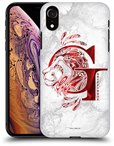 Offizielle Harry Potter Gryffindor Aguamenti Deathly Hallows IX Harte Rueckseiten Handyhülle Hülle Huelle kompatibel mit Apple iPhone XR
