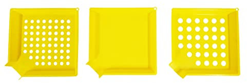 Sifter Funnel Tray, Sifting Tray, 3-Pack (9.5 x 9.5 x 1.5 inches)