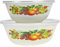 2 Sets of Enamel Soup Storage Bowls with Lids Thickened Food Container for Home Use Perfect for Salad and Noodle Dishes