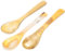 HOMSFOU 3 Stück Hornlöffel Kinderlöffel Kaffeerührlöffel Joghurt Senf Marmeladenlöffel Stößel Für Cocktails Set Löffel Suppenlöffel Kuchenlöffel Kaffeelöffel Dessert