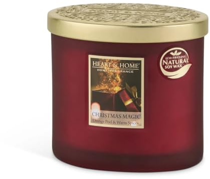 Heart & Home Kerze mit 2 Dochten (Christmas Magic)