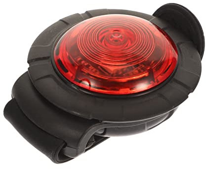 Supvox Anti-verlorenes Licht LED-Warnleuchte Wasserdichte Hundelampe hunde leuchtend leuchtendes halsband für hunde nachtlampe Hundeauslauflampe hundehalsband lampe nachts rot