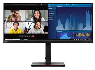 Lenovo ThinkVision P34w-20 LED display 86.7 cm (34.1) 3440 x 1440 pixels Wide Quad HD