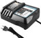 Schnellladegerät DC18RC kompatibel mit Makita 14,4 Volt und 18 Volt Akku, 18V Schnellladegerät Kompatibel mit Makita, Auto Ladegerät 3A für Makita 14,4V~18V BL1860 BL1850 BL1840 BL1830 Werkzeugakkus