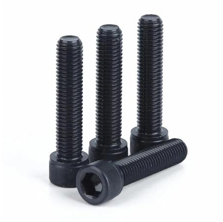 Cilky Metallschrauben 3/8-16 Klasse 12.9 Marine-Kohlenstoffstahl, hochfest, amerikanischer Standard, Innensechskantschraube, Inbusschraube UNC, 3/8 Zoll, 16 Zähne(3inch(1pc))