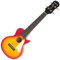 Epiphone Les Paul Akustische/Elektrische Ukulele Outfit Heritage (Cherry Burst Lack, Piezo Pickup, 15 Mensur)