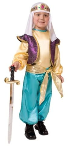 Dress Up America Arabisches Sultan-Kostüm Für Jungen – Wunderschönes Verkleidungsset Für Rollenspiele