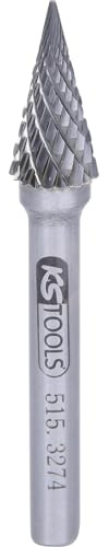 KS Tools 515.3274 HM Spitzkegel-Frässtift Form M, 10mm