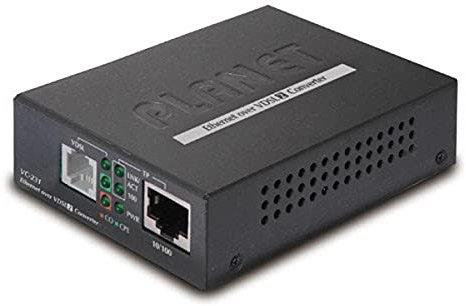 Planet VC-231 100 Mbit/s Medienkonverter – Medienkonverter (100 Mbit/s, 100Base-TX, IEEE 802.3, IEEE 802.3u, IEEE 802.3X, Fast-Ethernet, 10,100 Mbit/s, vollständig, Demi)