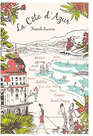 Geschirrtuch Provence - Côte d'Azur Écru 72 X 48 ekrü 72 x 48 cm Winkler