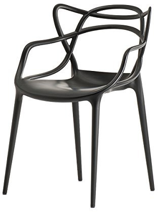 Kartell 586609 chaise masters Plastique (noir)