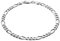 Herrenarmband Aus Massivem 925 Silber Mit Robuster Panzergliederkette Und Sicherem Karabinerverschluss