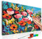 murando - Malen nach Zahlen Blumen 60x40 cm Malset mit Holzrahmen auf Leinwand für Erwachsene Kinder Gemälde Handgemalt Kit DIY Geschenk Dekoration n-A-0232-d-a