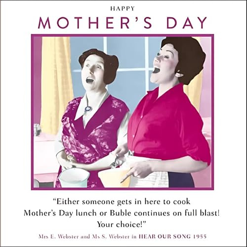 Drama Queen Funny Buble On Full Blast Mother's Day Greeting Card Cards