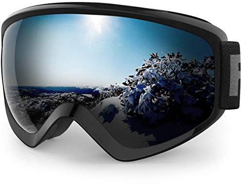 Findway Skibrille Kinder,Ski Snowboard Brille Brillenträger Snowboardbrille Schneebrille Verspiegelt für Junior Jungen Mädchen Teenager 5-16 Jahre - OTG 100% Anti-UV Anti-Fog