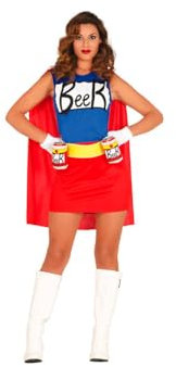 DISBACANAL Disfraz Beerwoman mujer - L