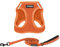 Best Pet Supplies Voyager Step-in Air, Allwetter-Mesh-Geschirr und reflektierendes Hundegeschirr, 1,52 m, Kombination mit Neopren-Griff, für kleine, mittelgroße und große Rassen, Welpen, Orange, Größe