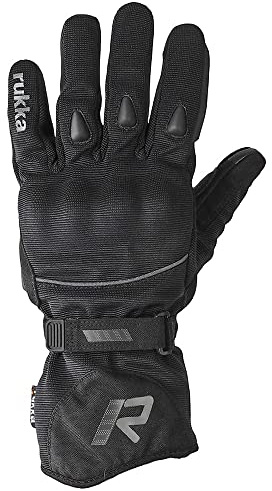Rukka Virium 2.0 GTX Motorrad Handschuhe, schwarz/weiß, 9