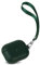 Maogoam Ledertasche für AirPods 3. Generation Ledertasche mit Handschlaufe, Echtes Nappa-Rindsleder Etui für AirPods 3, Handgefertigt, Die Front LED sichtbar, Grün