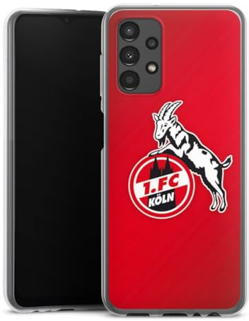 DeinDesign Silikon Hülle kompatibel mit Samsung Galaxy A13 4G Case transparent Handyhülle 1. FC Köln Offizielles Lizenzprodukt EffZeh
