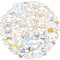 50 Stück Cinnamoroll babyCinnamoroll Aufkleber Auto Laptop Telefon Gitarre Skateboard Motorrad Fahrrad Anime Stickers Set Vinyl Wasserdicht Aesthetic Aufkleber für Jugendliche Kinder Erwachsene