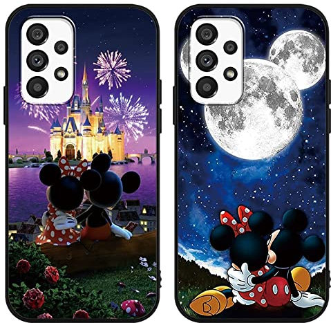 Omyzo [2 Stück Hülle Kompatibel mit Samsung Galaxy A53 5G 6,5,Karikatur Niedlich Gemustert Handyhülle Cover Sanft TPU Silikon Kratzfest Stoßfest Case Schutzhülle für Samsung A53
