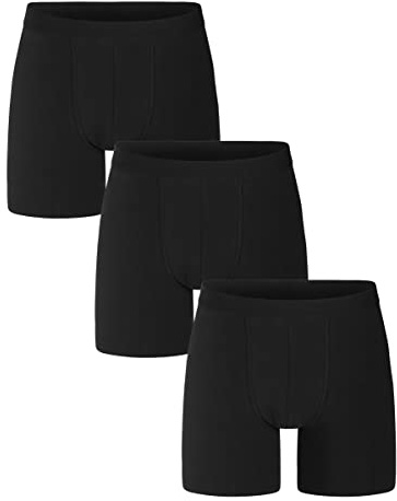 Bread & Boxers 3-er Set Boxer Briefs Schwarz