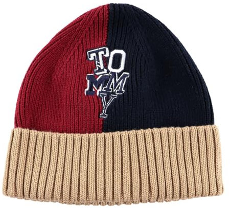 TOMMY HILFIGER Boys Youth Beanie Corporate Colorblock
