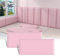 Windplusya Kid's Anti Collision Wall Padding, Padded Wall Panels, 3D Wall Stickers Self Adhesive Headboard Panels, Tatami Wall Stickers for Bedrooms,Children's Room Dance Club, Nursery. (Pink, 2)