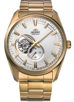 Orient Halbskelett-Automatikuhr mit Handaufzug mit Saphirglas