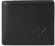 Calvin Klein Jeans Men's SCLPTD IMPRSSN BLLFL LV04G1072G Wallets, Black (Black), One Size