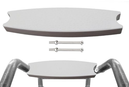 Marches de piscine - Marches de piscine enterrées antidérapantes - Marches faciles à monter - Échelle de piscine étanche - Maintien sûr - Échelons de piscine avec antidérapante pour plus de