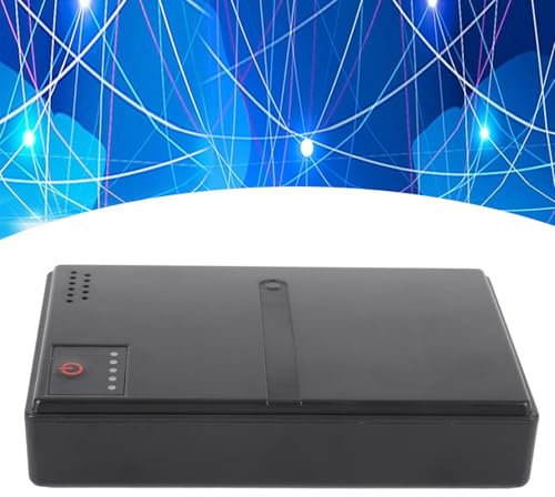 Ups, 7200mah Ununterbrochenes Stromversorgung mit DC 5V 9V 12 V oder POE oder LAN, Netzteil Batterie -Batterie für Router Optical Modem MP3 MP4 Player (EU-Stecker)