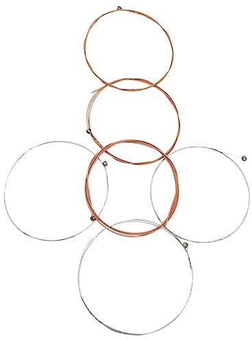 WESIEVYA 1tasche Gitarrensaiten Ersatz Für Akustikgitarren Metal Folk Gitarren Saiten Klassische Gitarren Zubehör Mit Klar Transparentem Klang Und Weicher Saitenfarbe