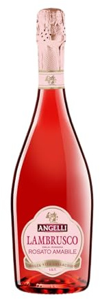 Angelli Lambrusco Rose Sparkling Wine 750ml