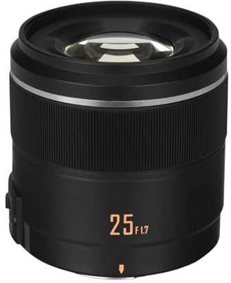 Compatible avec Panasonic Olympus G95 GF9 GX9 25 mm F1.7 M4/3, Objectif AF/MF Prime, Grande Ouverture.