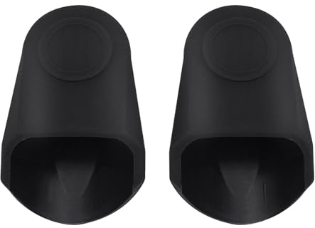 2pcs Mouthpiece Cap Protector, Black Rubber Saxophone Clarinet Mouthpiece Cover Cap Protector Sax Accessories